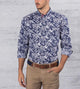 Blanco Azul Indigo